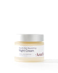 Azurlis™ Soul & Skin Nourishing Night Cream 60/30ml is a balancing and Deeply Nourishing night moisturiser, to protect against the premature signs of ageing. Formulated to encourage repair during a restful night sleep for all skin types.