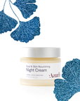Azurlis Soul and Skin Nourishing Night Cream Moisturiser Bottle