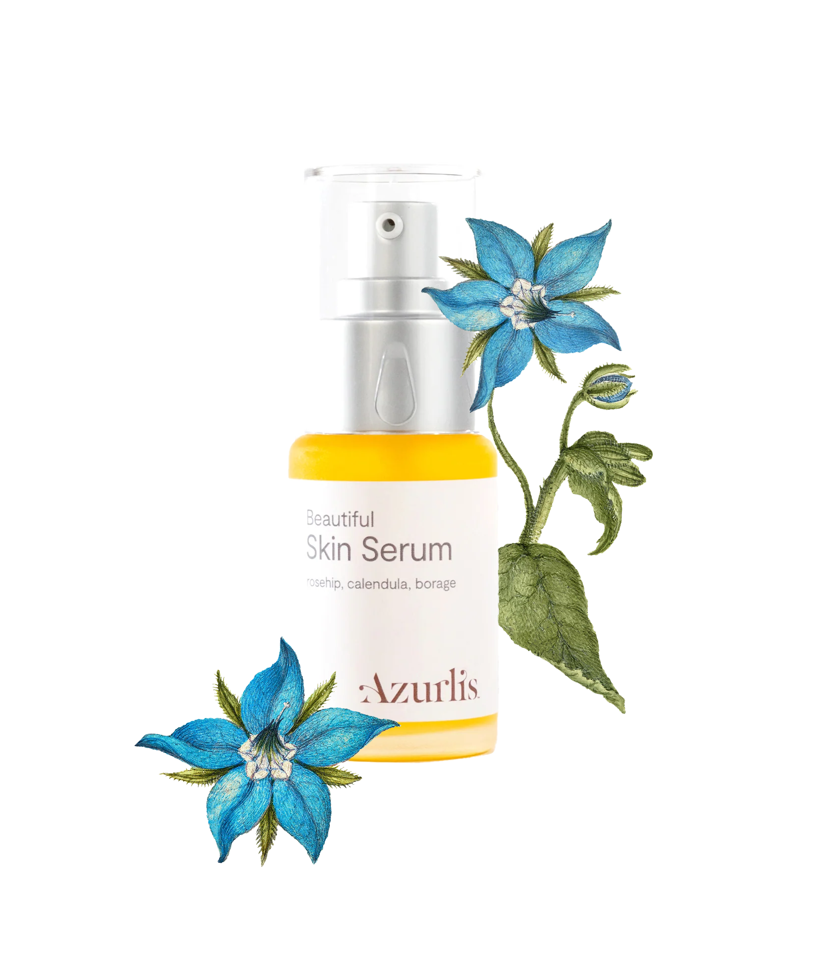 Bottle of Azurlis Beautiful Skin Serum