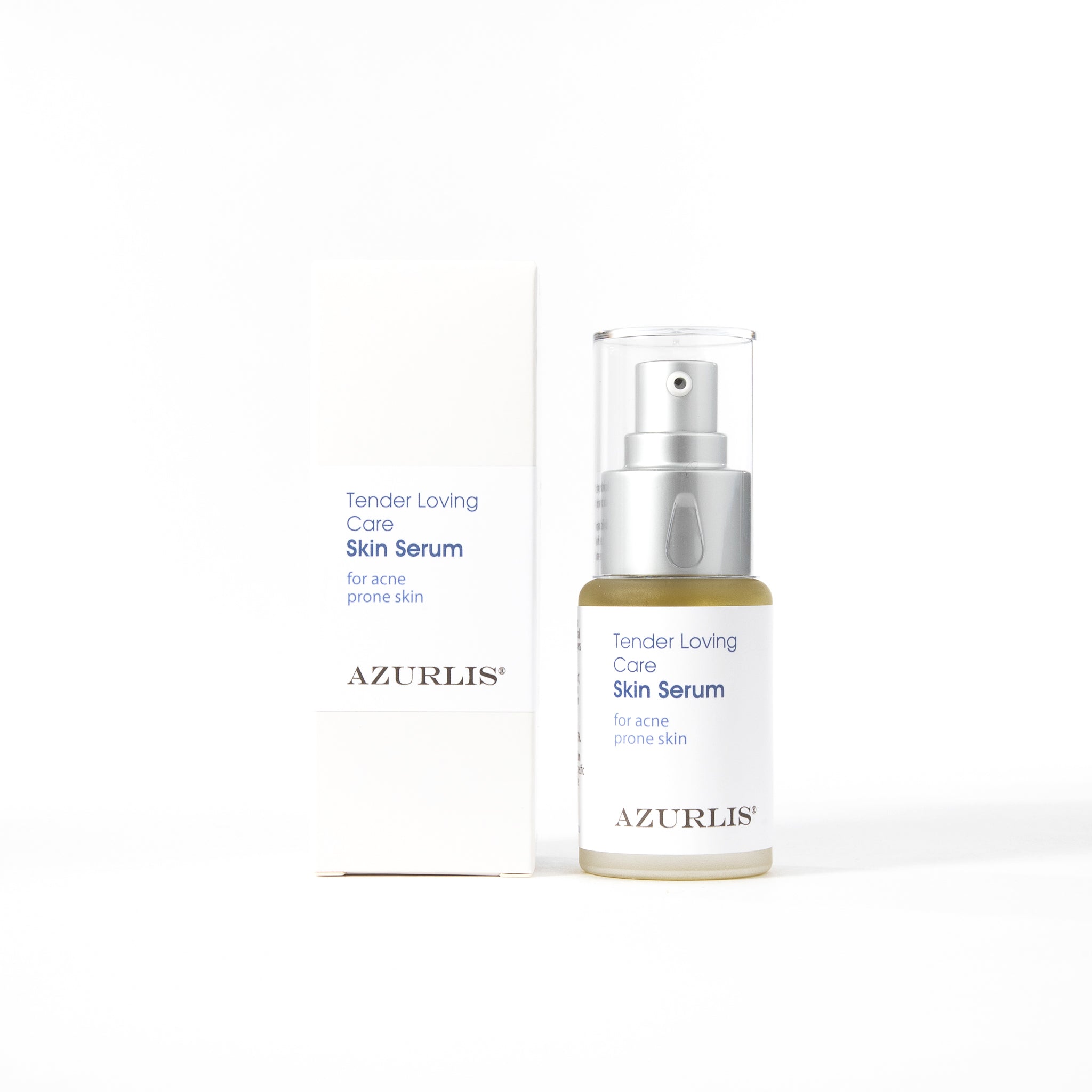 Azurlis™ TLC Skin Serum 30ml was created for acne prone skin. This serum helps to regulate sebaceous gland activity and to control bacterial flora. This is highly recommended for teenage skins in combination with the Tender Loving Care Moisturising For Teens and the Tender Loving Care Cleanser For Teens.