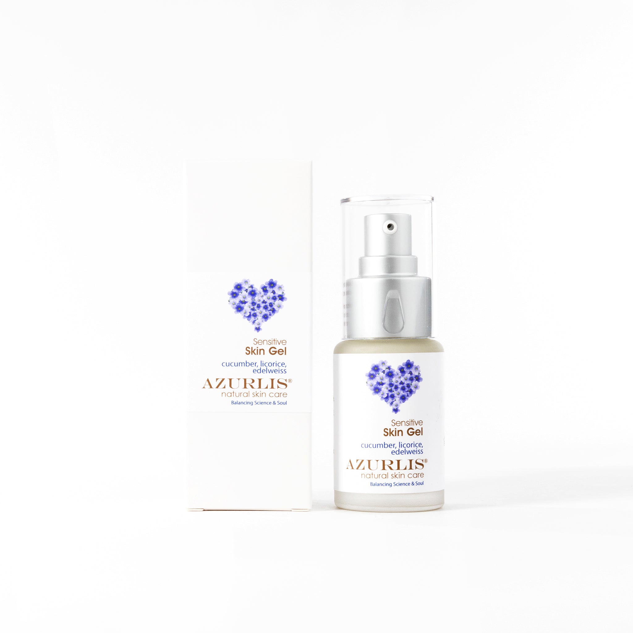 Azurlis™ Sensitive Skin Gel 30ml is a special serum gel is calming and soothing. Ideal for very sensitive skin as a protective veil under your moisturiser.