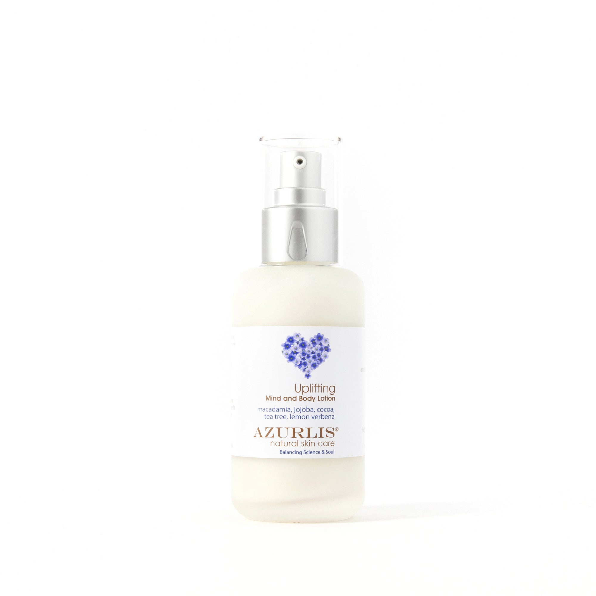 Bottle of Azurlis Uplifting Mind and Body Lotion